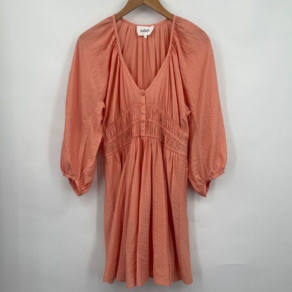 ba&sh Lova Mini Dress Sz 2 (M) - Picture 2 of 9